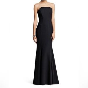 Jill Stuart Black Strapless Gown